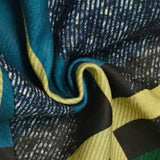 Casaco de Impressão Patchwork Boémio