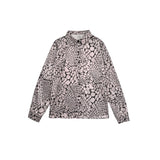 Blusa Envolvente de Estampa Animal