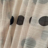 Blusa de Laço Transparente com Pólos