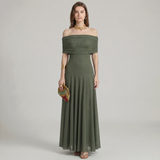 Vestido Maxi Off-Shoulder Jessamy