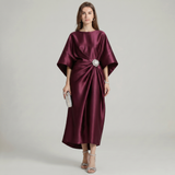 Vestido Maxi de Satin Luxe Ubelia