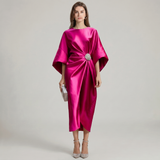 Vestido Maxi de Satin Luxe Ubelia