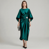 Vestido Maxi de Satin Luxe Ubelia
