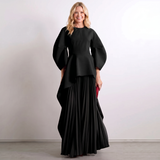Abaya Maxi Dress de Manga Longa Oversized