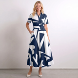 Conjunto Co-Ord de Calças Largas com Estampa de Zebra