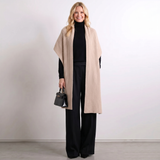 Cardigan Aberto em Malha Oversized