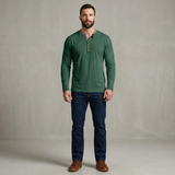 Henley de Manga Longa