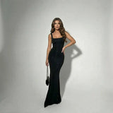 Vestido Maxi Celeste